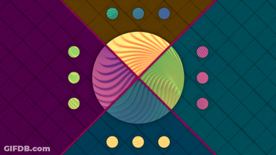 Unique Color Hue Spiral Illusion GIF
