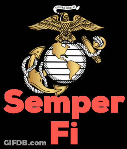 United States Marine Corps Semper Fi Logo GIF
