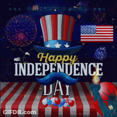 United States Of America Happy Independence Day GIF