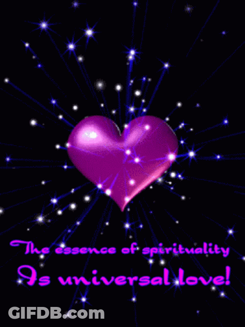 Universal Love Heart Spirituality GIF