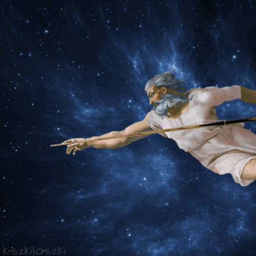 Universe Billiards Planet Blackhole GIF