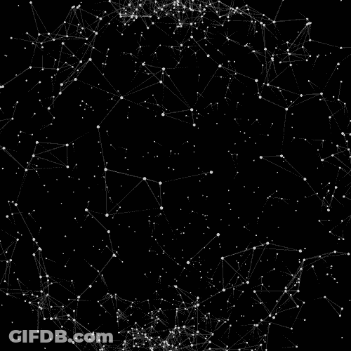 Universe Constellation Dots GIF