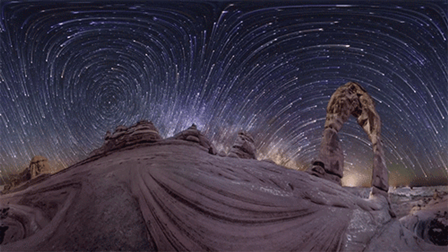 Universe Night Sky Timelapse GIF