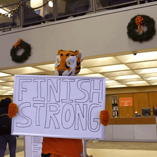 University Finals Finish Strong GIF