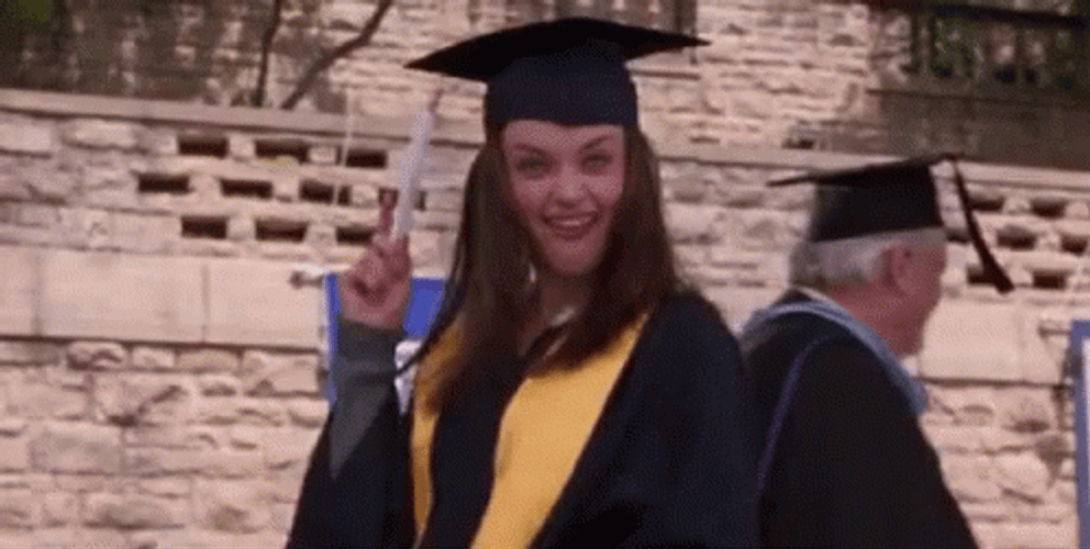 University Graduation Gilmore Girls GIF