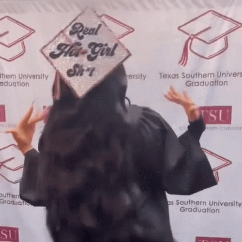 University Graduation Megan Thee Stallion GIF