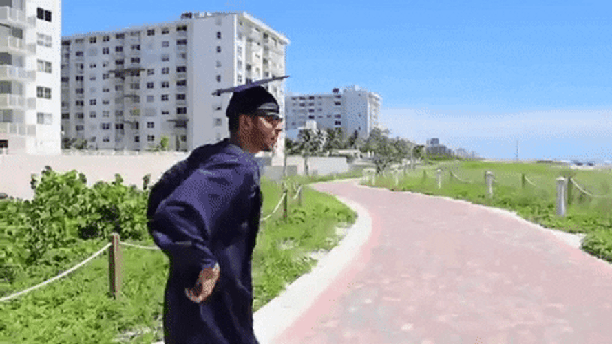 University Graduation Swag Happy Dance GIF