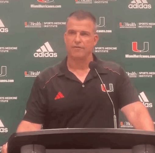University Of Miami Press Conference GIF