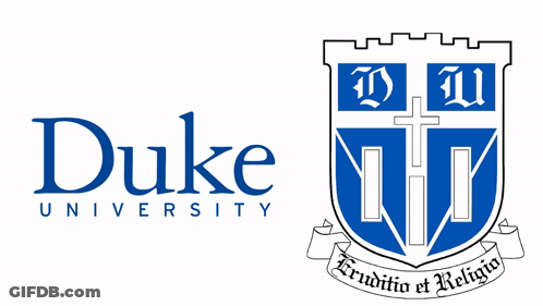 University Of North Carolina Logo On Dark Blue Background GIF