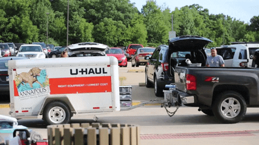 University Students Moving In GIF
