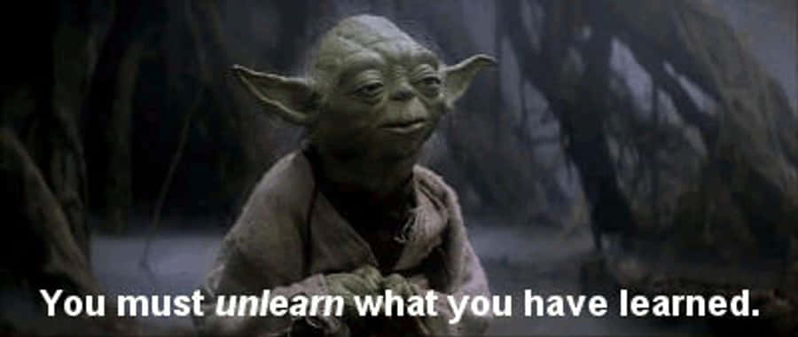 Unlearning You Learned Yoda GIF