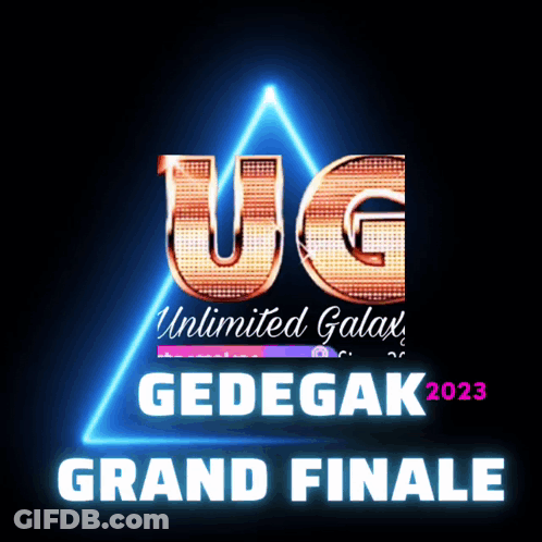 Unlimited Galaxy Gedagak 2023 Grand Finale Poster GIF