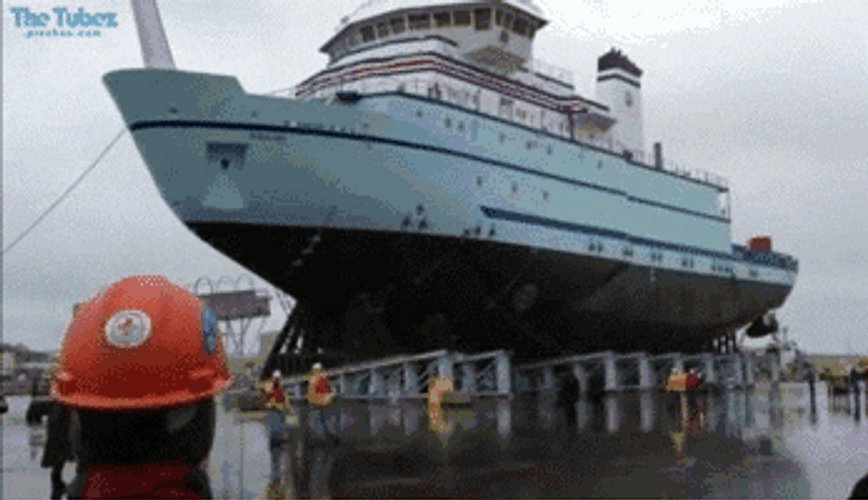 Unloading Sinking Ship GIF