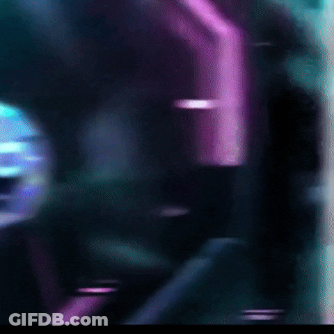 Unlock Pro Logo On Dark Blue Background GIF