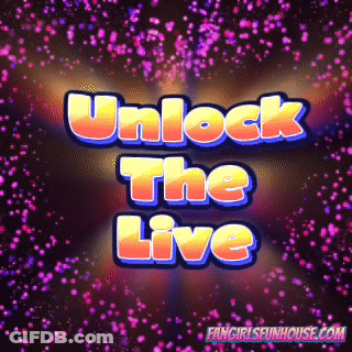 Unlock The Live Sign Purple Background GIF
