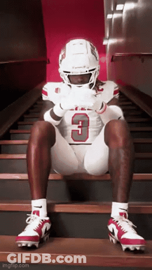 Unlv Football Player Rebels Jersey 3 GIF