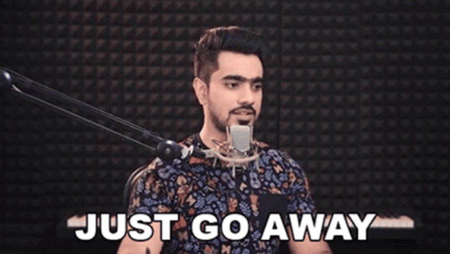Unmesh Dinda Go Away GIF