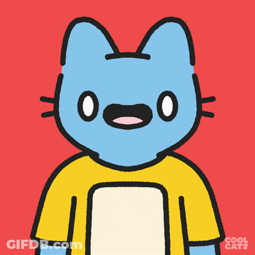 Uno Reverse Card Blue Cat GIF