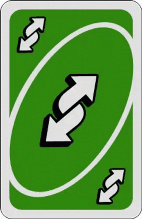 Uno Reverse Card Changing Colors GIF