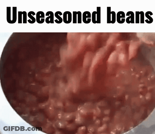 Unseasoned Beans Being Poured GIF