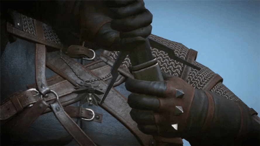 Unsheathing Sword Anime GIF