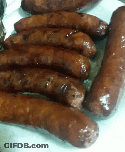 Unskinned Sausage GIF
