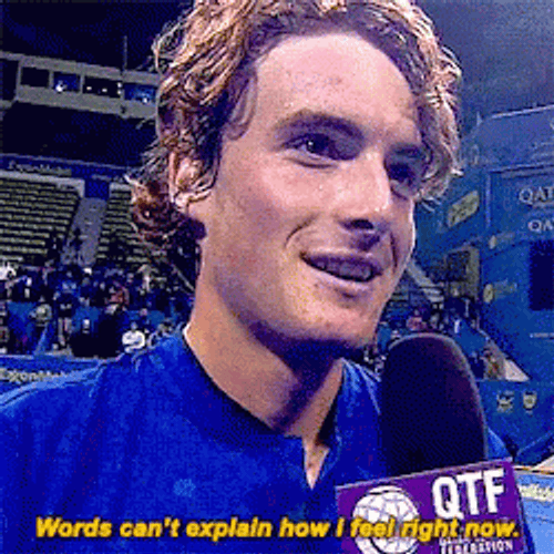 Unspeakable Feeling Stefanos Tsitsipas GIF