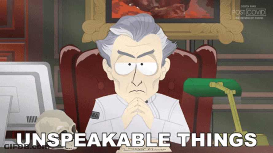 Unspeakable Things South Park Mental Asylum Warden GIF