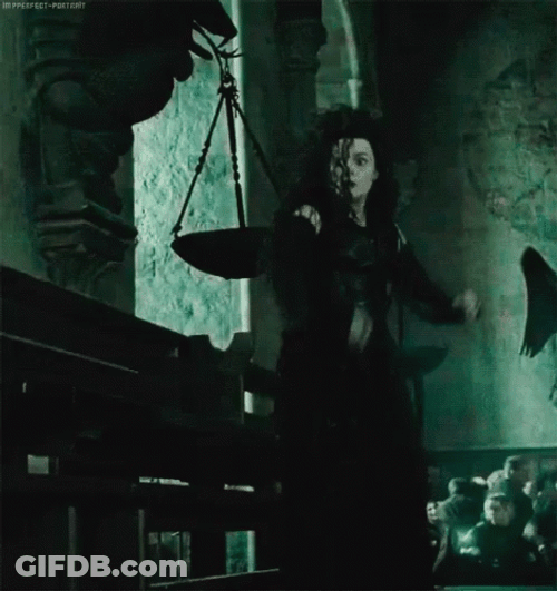 Unstoppable Avada Kedavra Bellatrix GIF