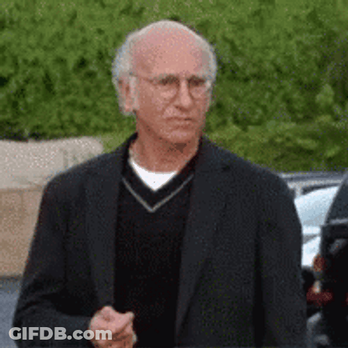 Unsure Hmm Larry David GIF