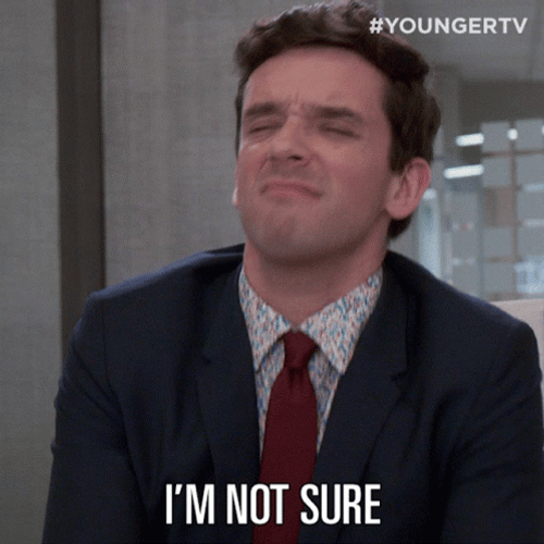 Unsure Michael Urie Im Not Sure GIF