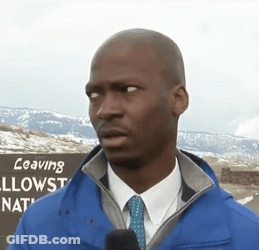 Unsure Reporter Run Away GIF