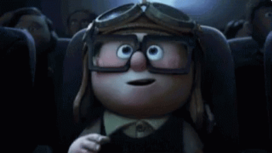 Up Film Carl Fredricksen Thumbs Up Kid GIF