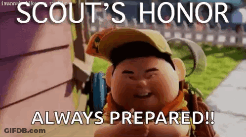 Up Scout's Honor Always Prepared GIF