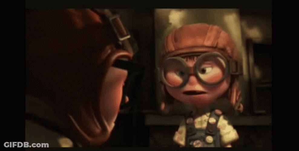 Up Young Ellie And Carl Playing GIF