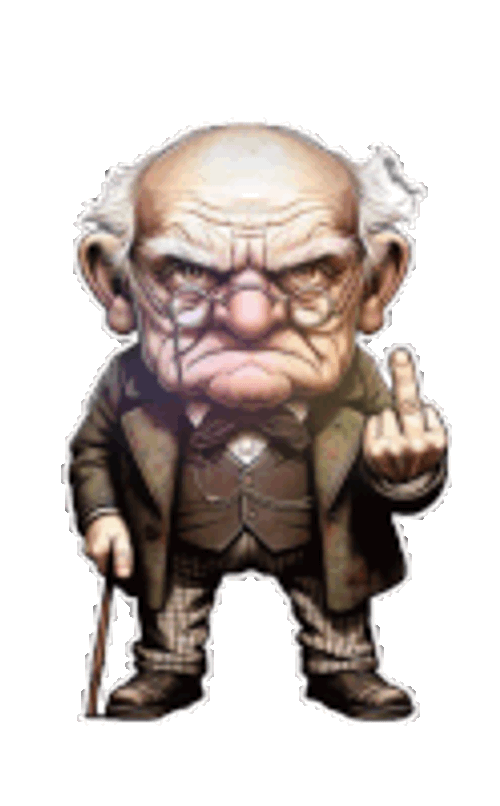 Up Yours You Pos Eat Shit Sticker GIF