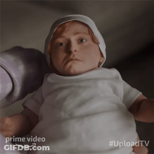 Upload Funny Crying AI Baby GIF