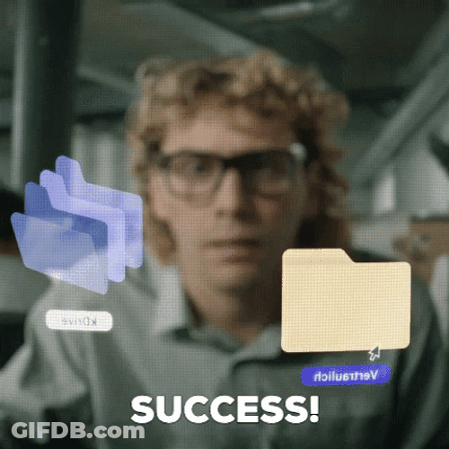Upload Success Oh Yes GIF