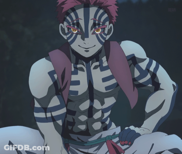 Upper Moon Akaza GIF