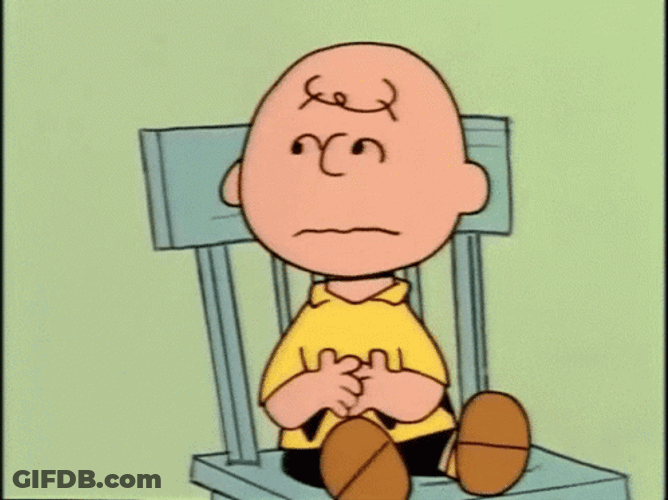 Upset Charlie Brown GIF