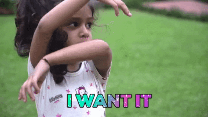 Upset Child I Want It Now GIF