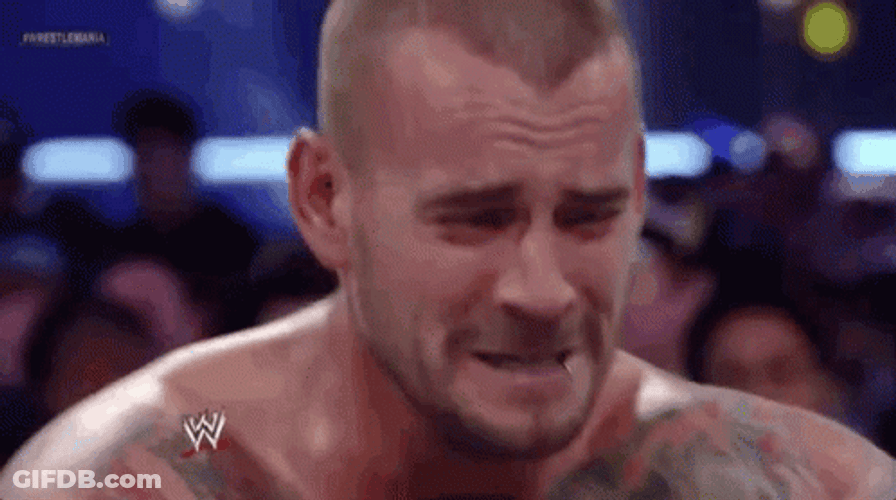 Upset CM Punk GIF
