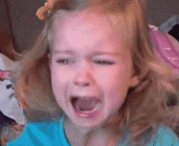 Upset Crying Girl Freak Out GIF