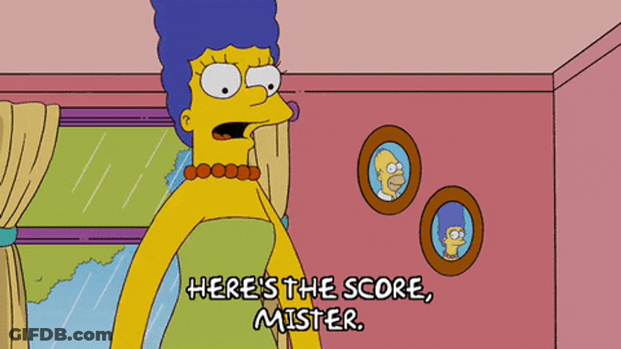 Upset Marge Simpson Hands On Hips GIF