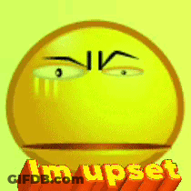 Upset Smiley Face GIF