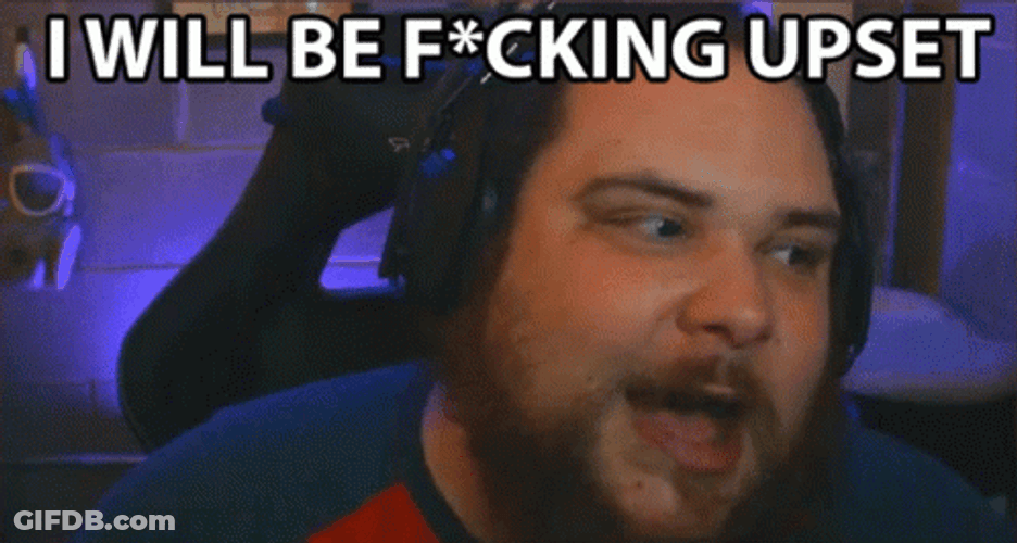Upset GIF