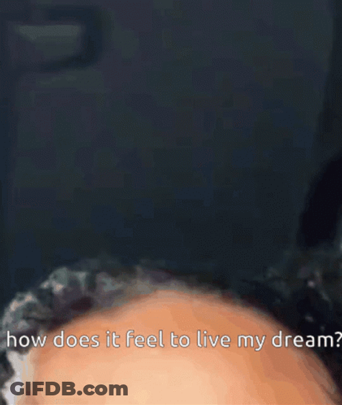 Upset Woman Living The Dream GIF