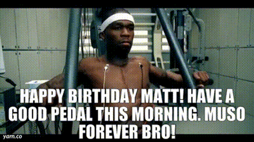 Upside Down Greeter Happy Birthday Matt GIF