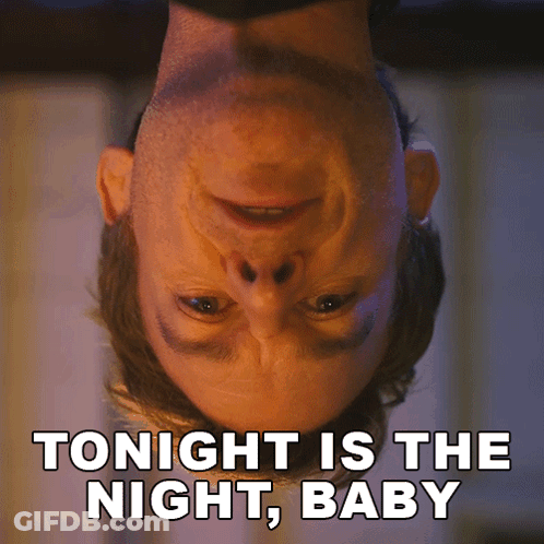 Upside Down Man Tonight Is The Night Baby GIF