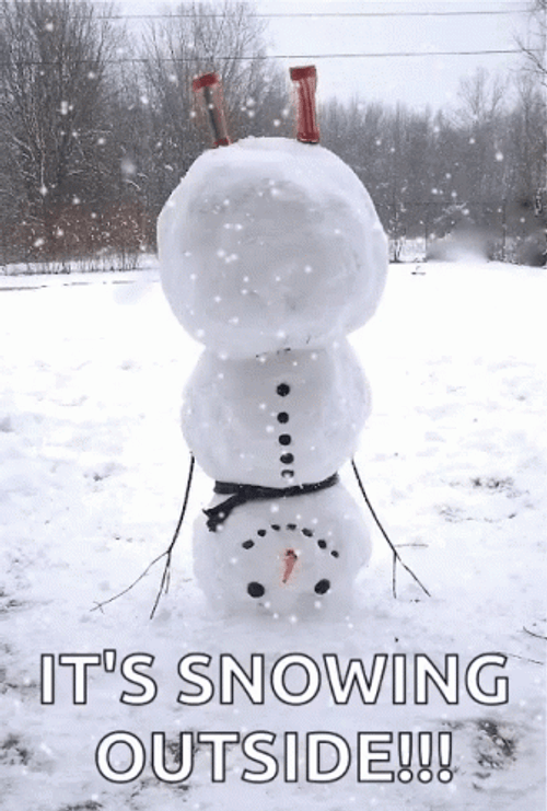 Upside Down Snowman GIF